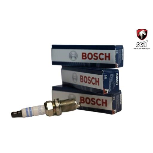 شمع BOSCH ایریدیوم سوزنی پایه کوتاه مدل FR8D130(پک 4 عددی)